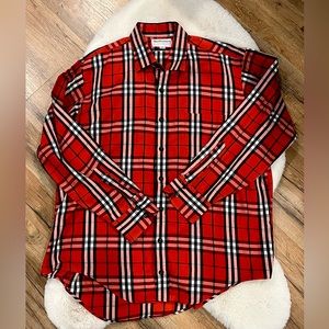 Vintage Burberry Red Novacheck